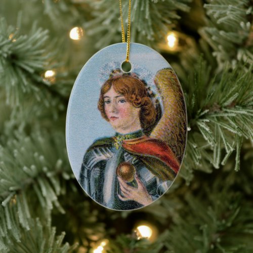 St Michael the Archangel detail M 017 Ceramic Ornament