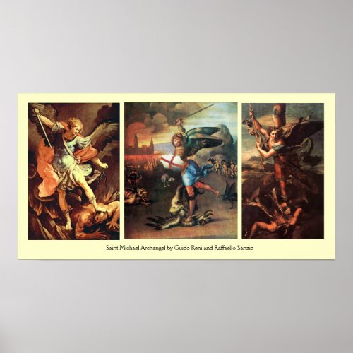 St MICHAEL THE ARCHANGEL FINE ART COLLECTION Poster