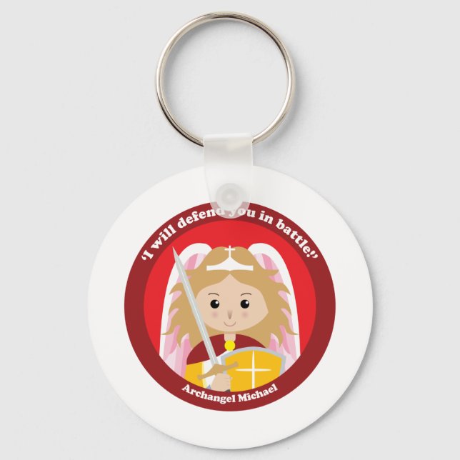 St. Michael the Archangel Keychain (Front)