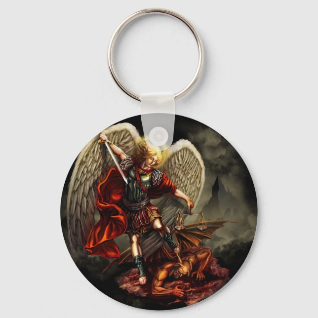 St. Michael the Archangel Keychain (Front)