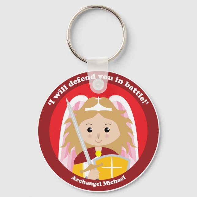 St. Michael the Archangel Keychain (Front)