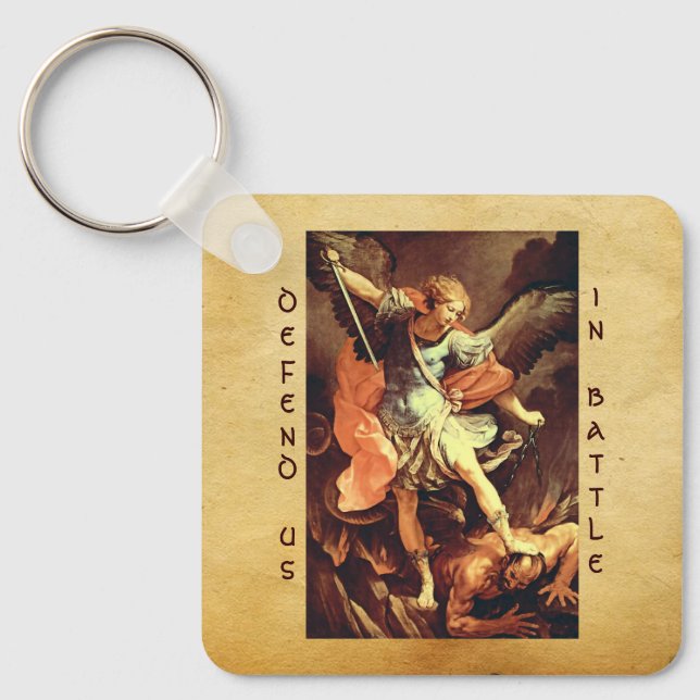St. Michael the Archangel Keychain (Front)