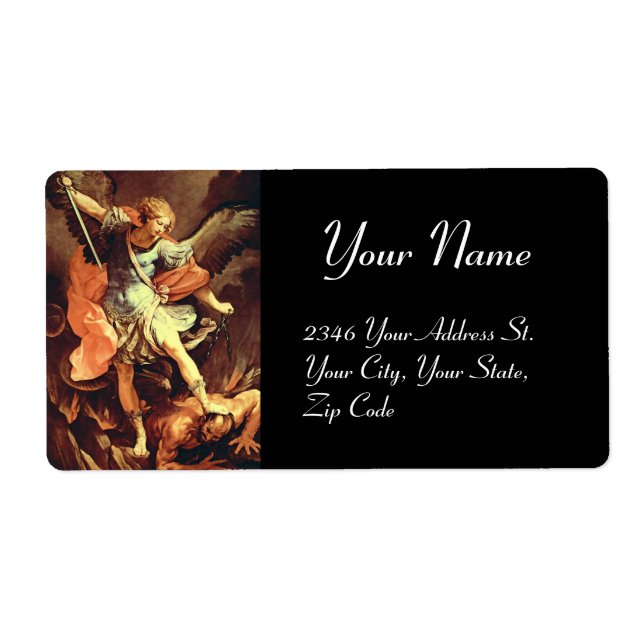 St. Michael the Archangel Label (Front)