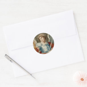St. Michael the Archangel (M 010) Classic Round Sticker