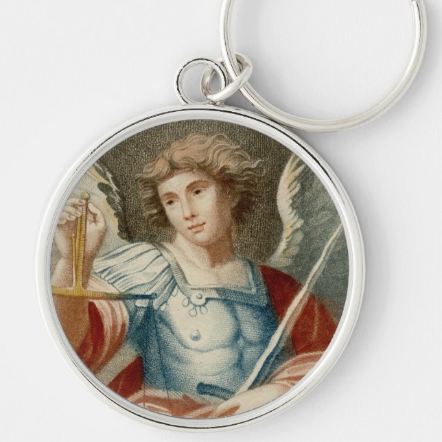 St. Michael the Archangel (M 010) Keychain (Front)
