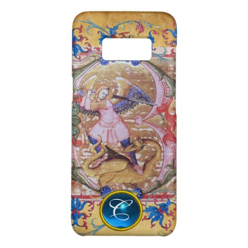 St Michael the Archangel Monogram Antique Floral Case_Mate Samsung Galaxy S8 Case