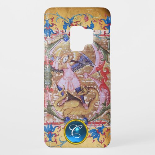 St Michael the Archangel Monogram Antique Floral Case_Mate Samsung Galaxy S9 Case