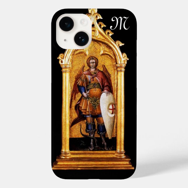 St. Michael the Archangel Monogram Case-Mate iPhone Case (Back)