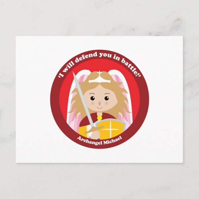 St. Michael the Archangel Postcard (Front)