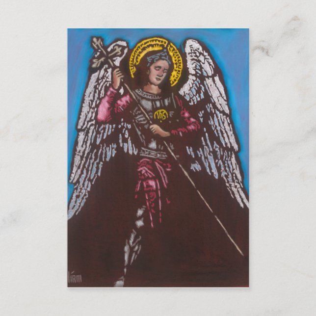 St. Michael the Archangel Prayer Card (Front)