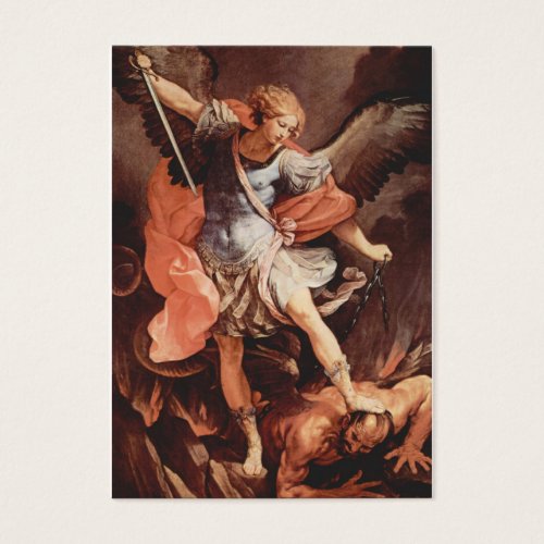 St Michael the Archangel Prayer Card Business Cards