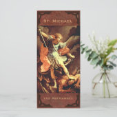 St. Michael the Archangel Prayer Card (Standing Front)