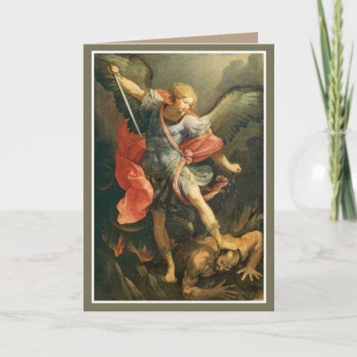 St Michael the Archangel Prayer Card