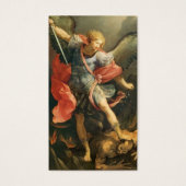 St. Michael the Archangel Prayer Holy Card (Front)
