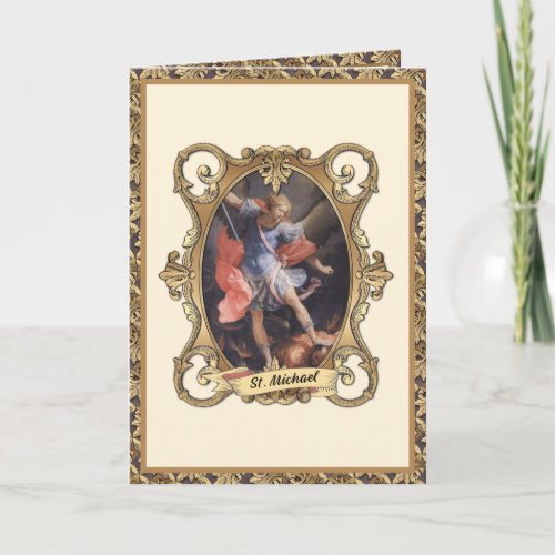 St Michael the Archangel Prayer Religious Angel Card