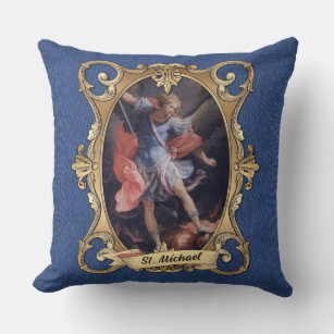St. Michael the Archangel Prayer Religious Throw Pillow
