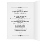 St. Michael the Archangel Prayer Saint Policemen (Inside (Left))