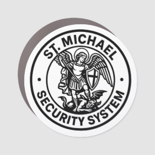 ST. MICHAEL THE ARCHANGEL PROTECTION CAR MAGNET