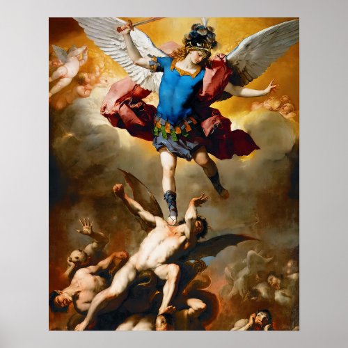St Michael the Archangel Protector of Evil Poster