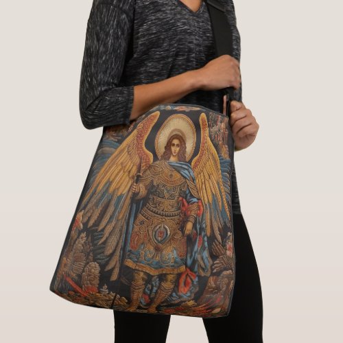 St Michael the Archangel Religious Catholic  Crossbody Bag