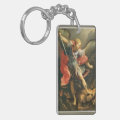 St. Michael the Archangel Religious Catholic Keychain | Zazzle