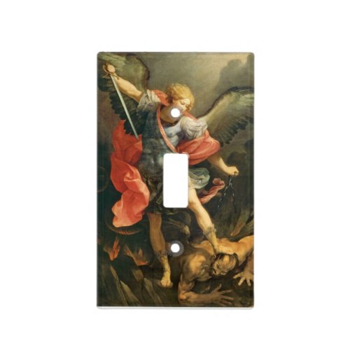 St Michael the Archangel Religious Light Switch Cover