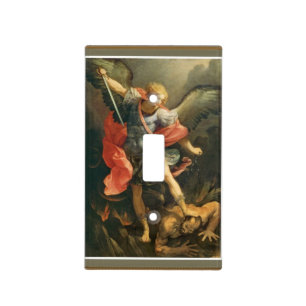 St. Michael the Archangel Religious Light Switch Cover