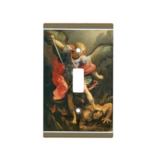 St Michael the Archangel Religious Light Switch Cover