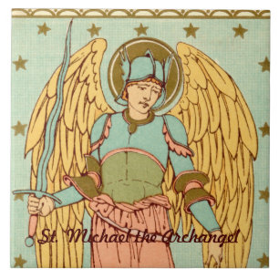 St. Michael the Archangel (RLS 12) Ceramic Tile