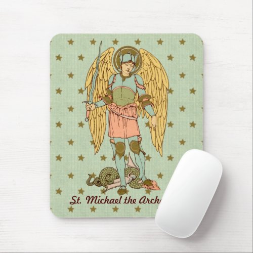 St Michael the Archangel  RLS 12 Style 2 Mouse Pad