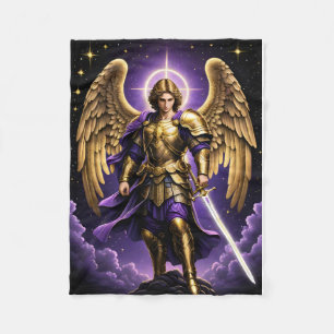 St Michael the Archangel Roman Catholic Fleece Blanket