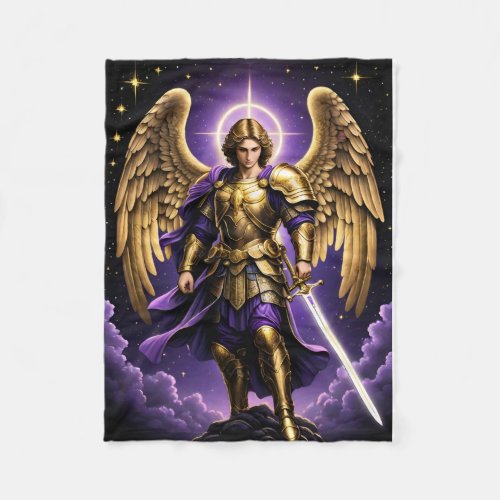 St Michael the Archangel Roman Catholic Fleece Blanket