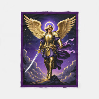 St Michael the Archangel Roman Catholic Fleece Blanket