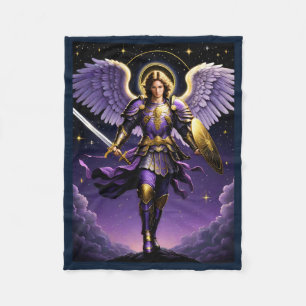 St Michael the Archangel Roman Catholic Fleece Blanket