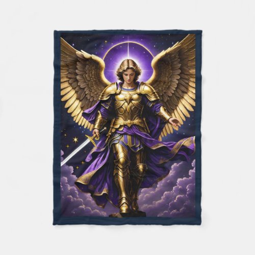 St Michael the Archangel Roman Catholic Fleece Blanket