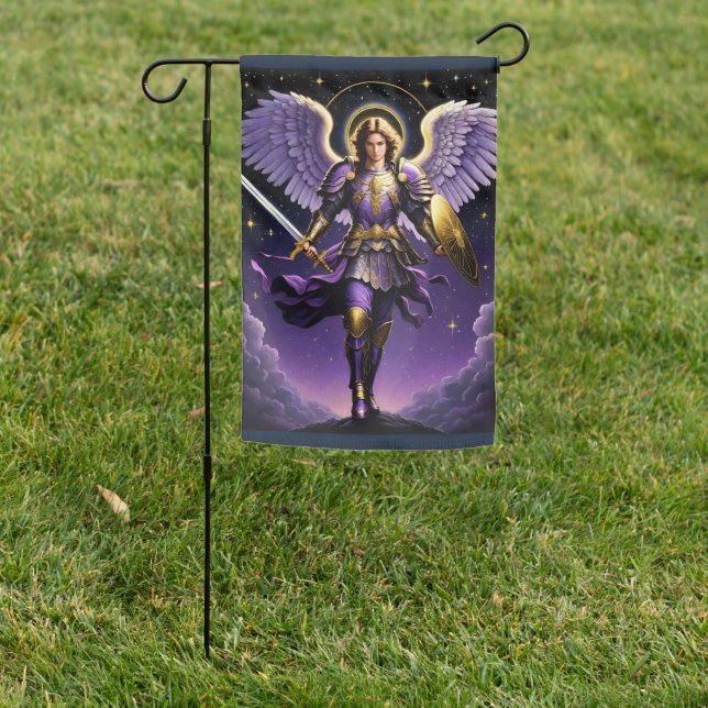 St Michael the Archangel Roman Catholic Garden Flag (In SItu)