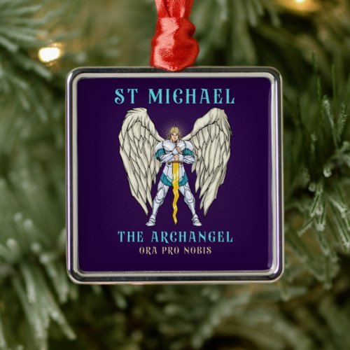 St Michael the Archangel Roman Catholic Metal Ornament