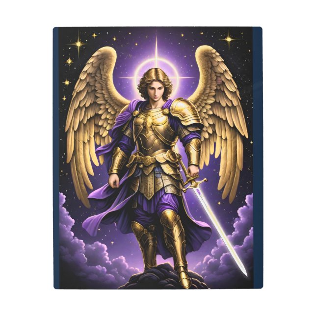 St Michael the Archangel Roman Catholic Metal Print (Front)