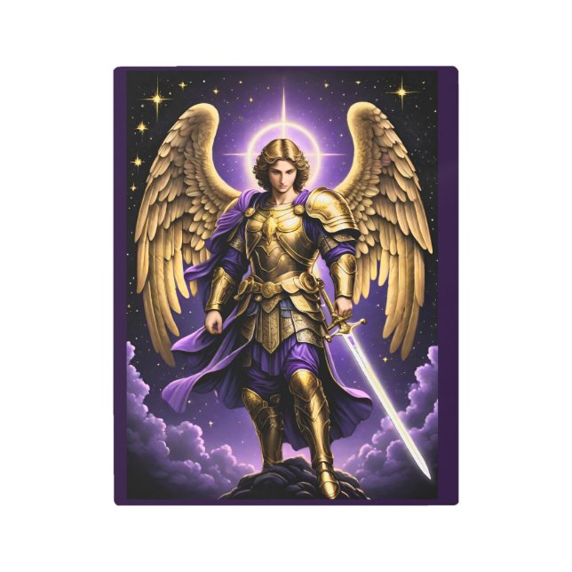 St Michael the Archangel Roman Catholic Metal Print (Front)