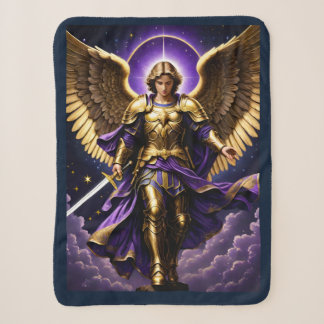 St Michael the Archangel Roman Catholic Sherpa Blanket