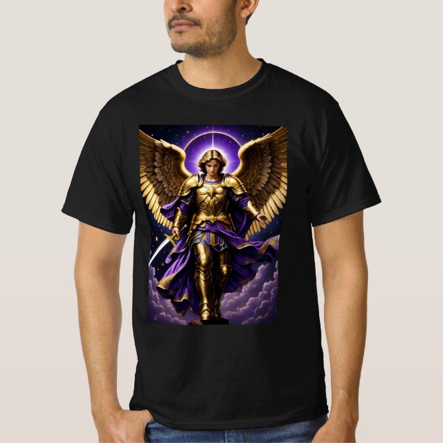 St Michael the Archangel Roman Catholic T-Shirt (Front)