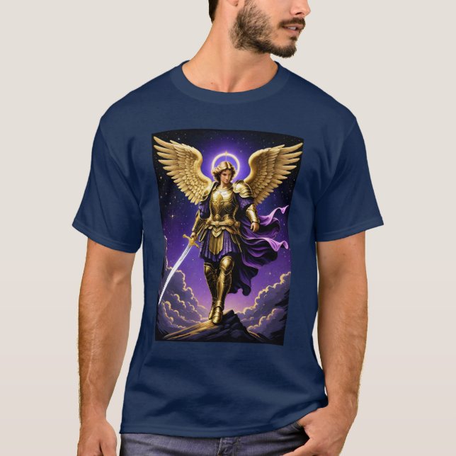 St Michael the Archangel Roman Catholic T-Shirt (Front)