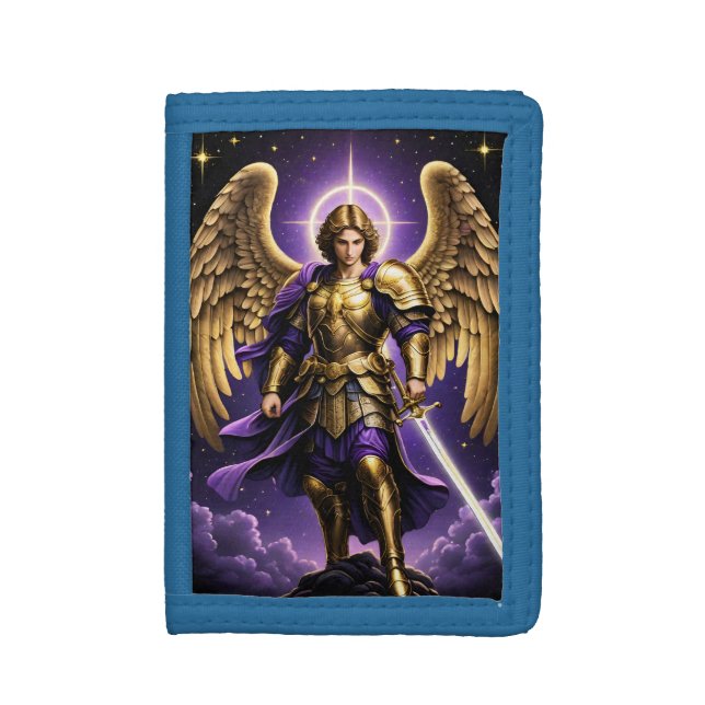 St Michael the Archangel Roman Catholic Trifold Wallet (Front Vertical)