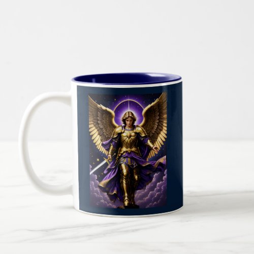 St Michael the Archangel Roman Catholic Two_Tone Coffee Mug