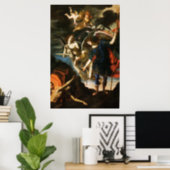 St Michael the Archangel Saving Souls in Purgatory Poster (Home Office)