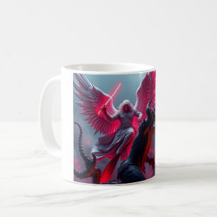 St. Michael the Archangel Slays Satan Coffee Cup