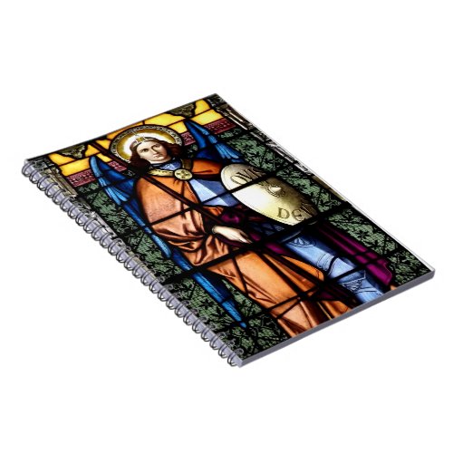 St Michael The Archangel Stained Glass Window Notebook