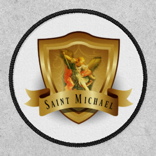 St. Michael the Archangel Sword Devil Classic Roun Patch