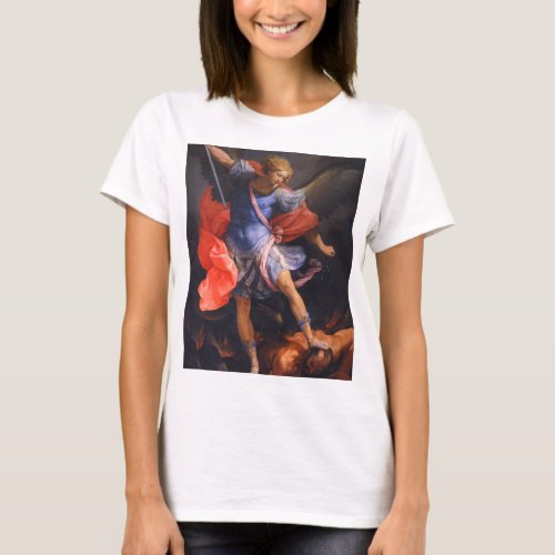 St Michael The Archangel T_Shirt