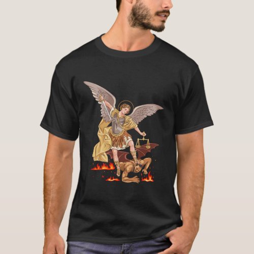 St Michael The Archangel T_Shirt
